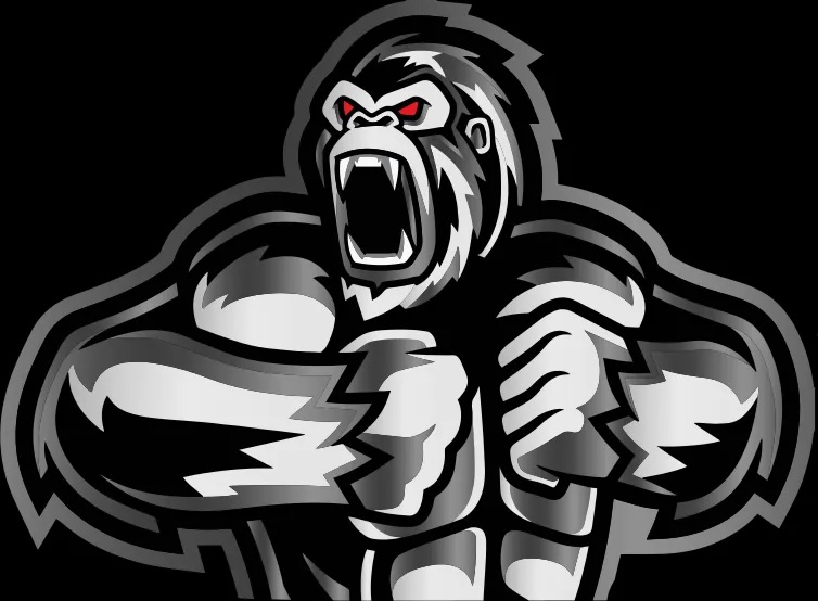 Silverback Gorilla mascot